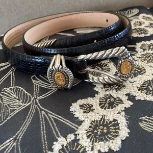 Vintage Brighton Museum Collection Leather Belt